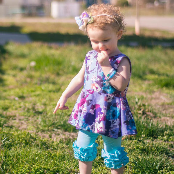 Aqua Icing Capris - Size 12m