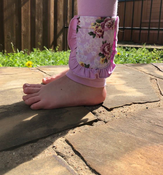 Orchid Ruffle Pocket Leggings - 3m, 6m, 12m, 18m, 2t