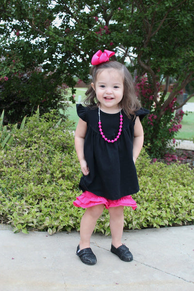 Black Pearl with Pockets - Size 12m, 18m, 4t, 6