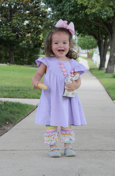 Pastel Rainbow Icing Capris - Imperfect - Size 6m, 12m, 18m, 2t
