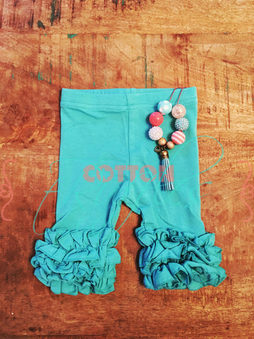 Turquoise Icing Capris - Size 12m, 18m, 8