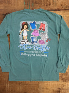 Turquoise CTB Long Sleeve Adult T-Shirt