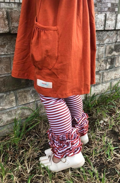 Pumpkin Pearl with Pockets - Size 6m