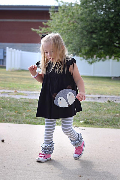 Black Pearl with Pockets - Size 12m, 18m, 4t, 6