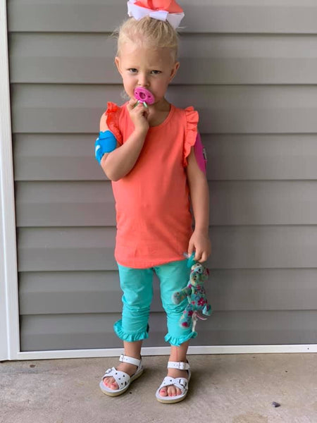 Coral Ruffle Racer
