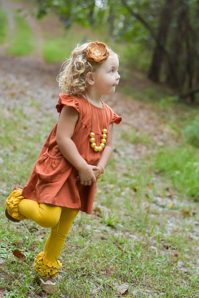 Pumpkin Pearl with Pockets - Size 6m