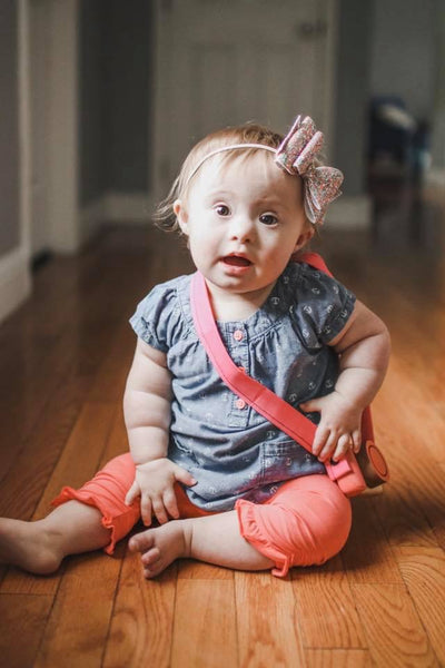 Coral Ruched Ruffle Capris