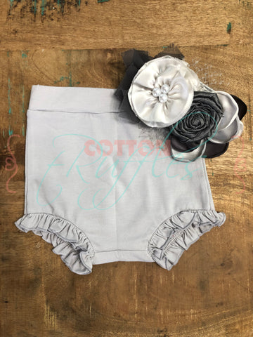 Gray High Rise tRuffle Shorties