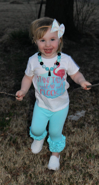 Aqua Icing Capris - Size 12m