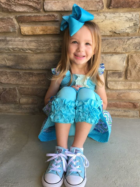 Aqua Icing Capris - Size 12m