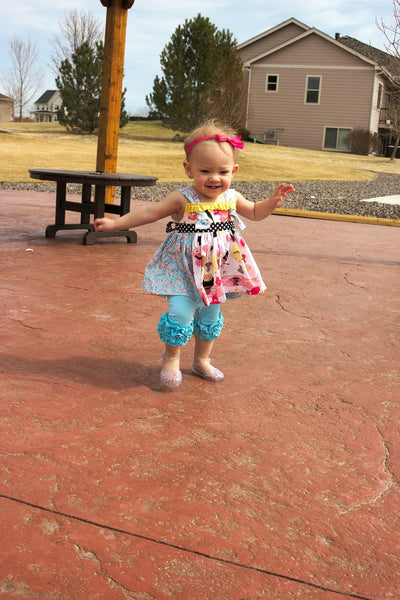 Aqua Icing Capris - Size 12m