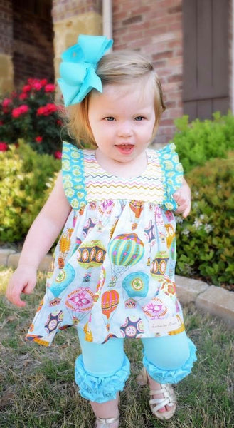 Aqua Icing Capris - Size 12m