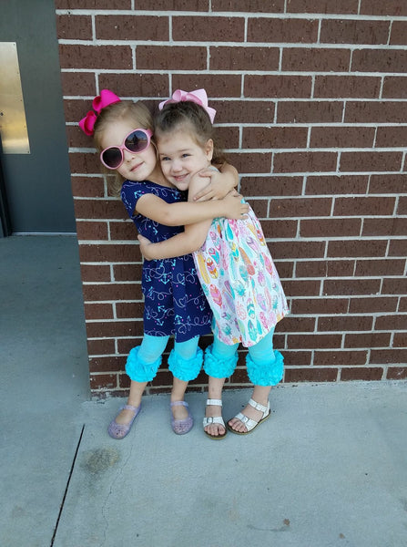 Aqua Icing Capris - Size 12m