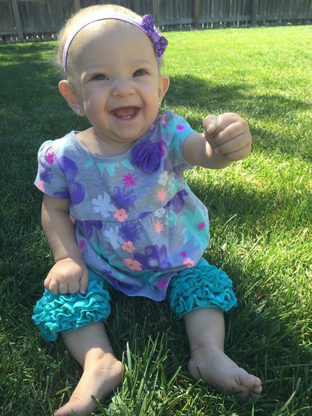 Turquoise Icing Capris - Size 12m, 18m, 8