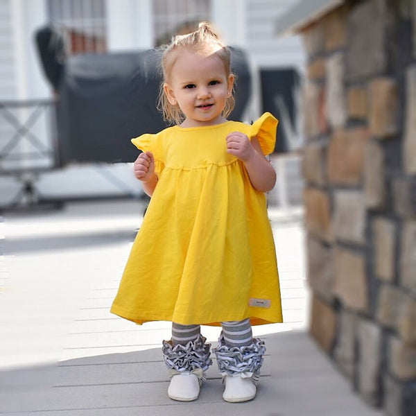 Lemon Yellow Pearl with Pockets