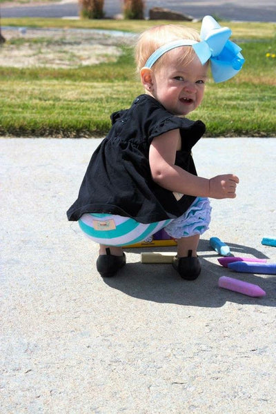 Beach Umbrella Stripe Icing Capris - 6m, 12m, 18m, 8