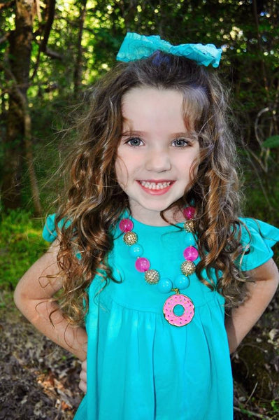 Turquoise Pearl - Size 3m, 6m, 12m, 18m