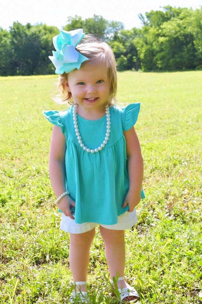 Turquoise Pearl - Size 3m, 6m, 12m, 18m