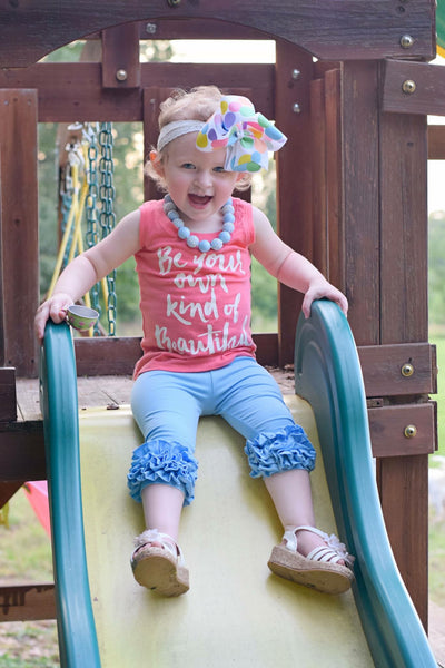 Baby Blue Icing Capris