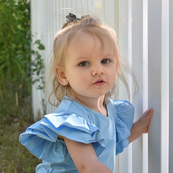 Baby Blue Flutter Tank - Size 6m