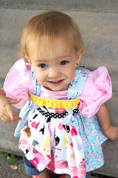 Soft Pink Flutter Tank - 3m, 6m, 12m