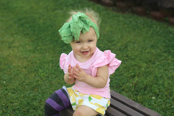 Soft Pink Flutter Tank - 3m, 6m, 12m