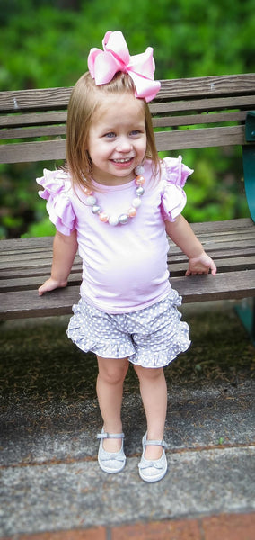 Soft Pink Flutter Tank - 3m, 6m, 12m