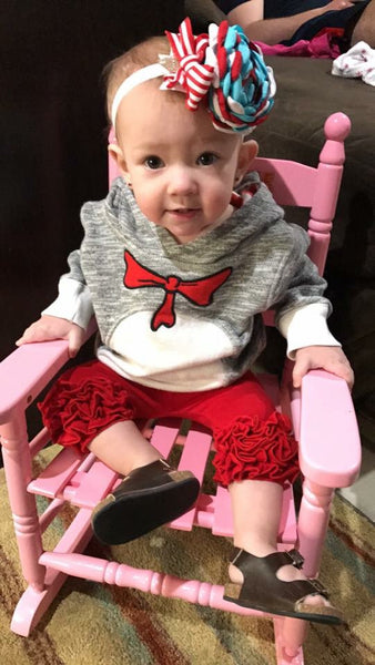 Poppy Red Icing Capris - Size 12m, 18m, 2t