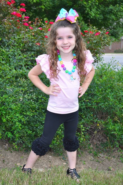 Black Icing Capris
