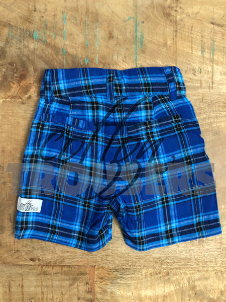 Cotton Trousers Plaid Shorts - Imperfect