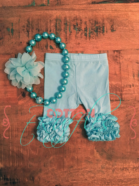 Aqua Icing Capris - Size 12m