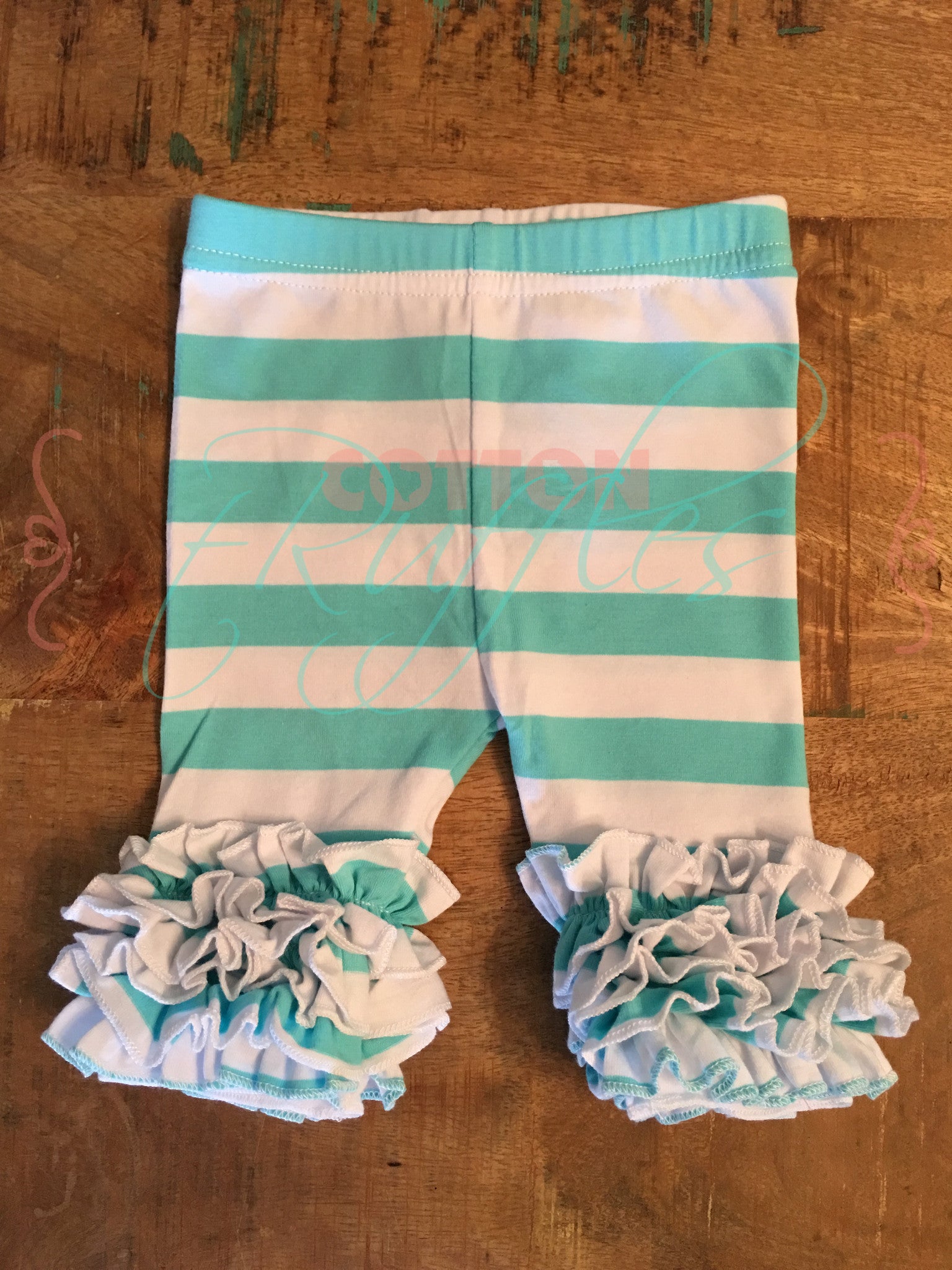 Beach Umbrella Stripe Icing Capris - 6m, 12m, 18m, 8