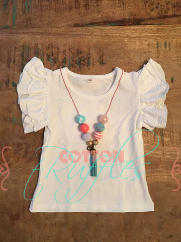 Soft White Flutter Tank