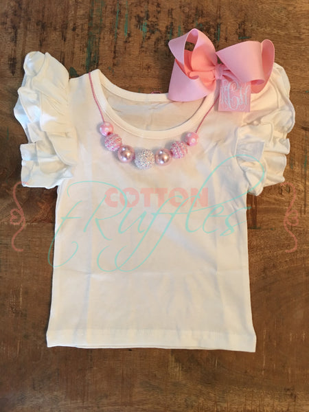 Soft White Flutter Tank