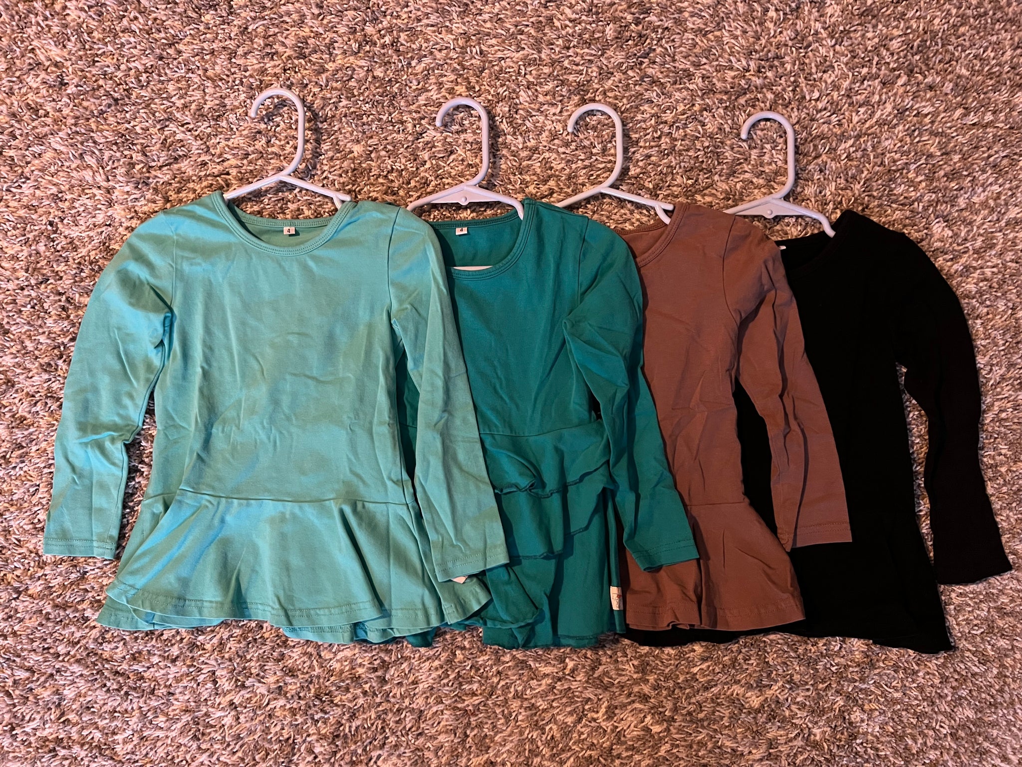 Long Sleeve Peplums Size 4