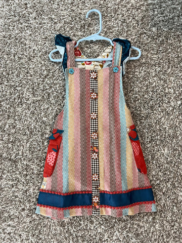 Wildflowers Vintage Jumper Dress Size 4